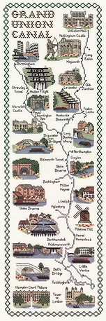 Cross Stitch Map Kits