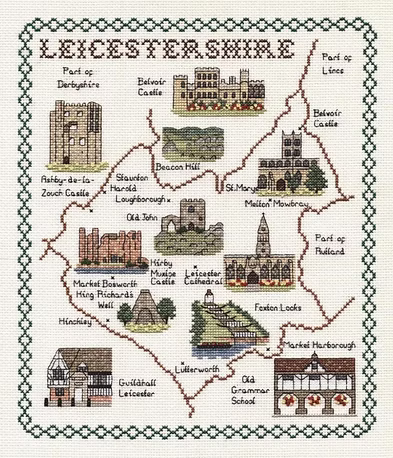 Cross Stitch Map Kits