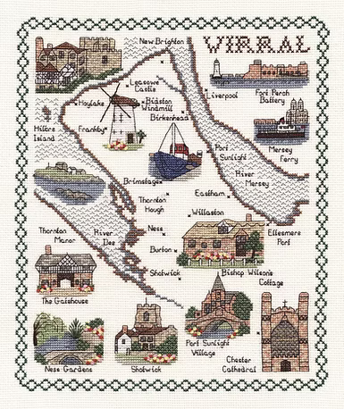 Cross Stitch Map Kits