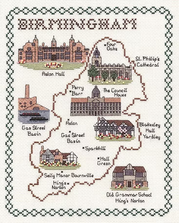 Cross Stitch Map Kits