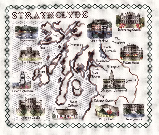 Cross Stitch Map Kits