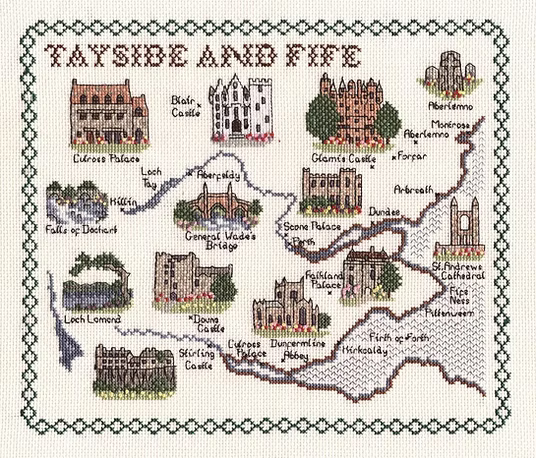 Cross Stitch Map Kits