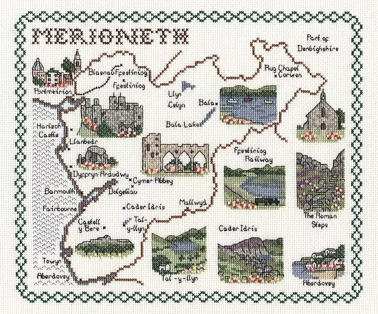 Cross Stitch Map Kits