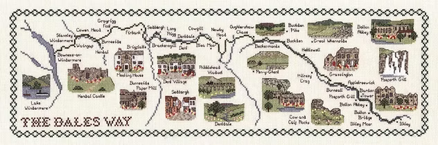 Cross Stitch Map Kits