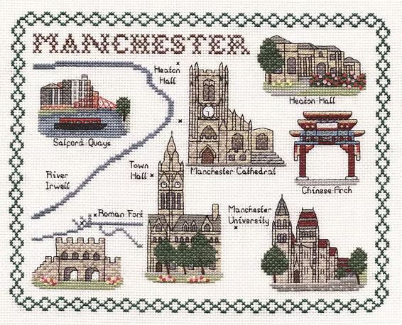 Cross Stitch Map Kits