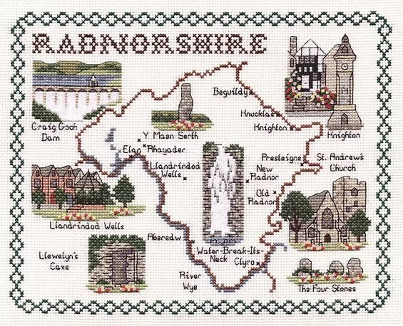 Cross Stitch Map Kits