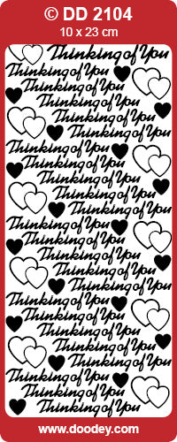 DD2104 Thinking of You Peel Off