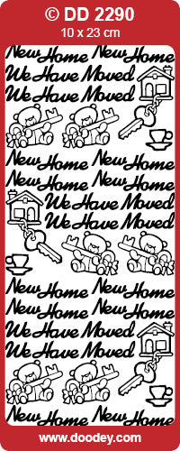 DD2290 New Home  / We Moved Peel Off