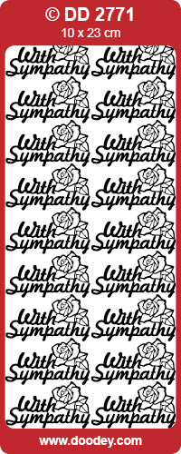 DD2771 With Sympathy Peel Off