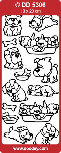DD5306 Dogs Peel Off