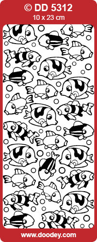 DD5312 Cartoon Fish Peel Off