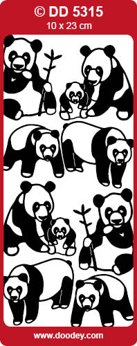 DD5315 Pandas  Peel Off