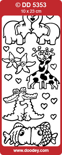 DD5353 Animal Love 1 Peel Off