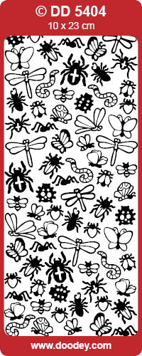 DD5404 Creepy Crawlies  Peel Off