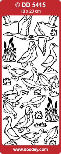 DD5415 Ducks 1 Peel Off