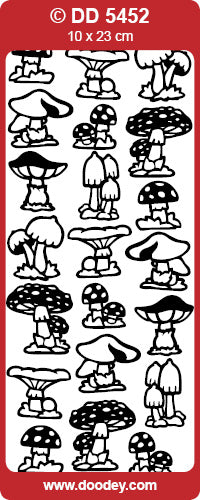 DD5452 Mushrooms 2 Peel Off
