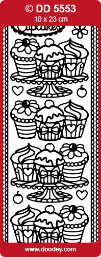 DD5553 Cupcake 1 Peel Off