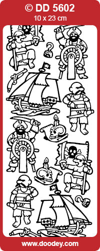 DD5602 Pirates / Boat Peel Off