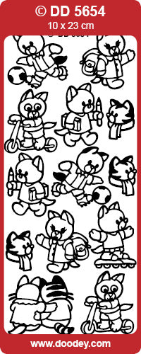 DD5654 Cats / Playground 2 Peel Off