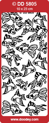 DD5805 Fishes / Realistic Peel Off