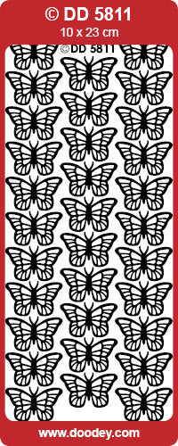 DD5811 Butterflies / Small Peel Off