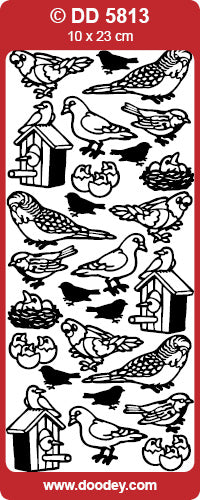 DD5813 Birds 1 Peel Off