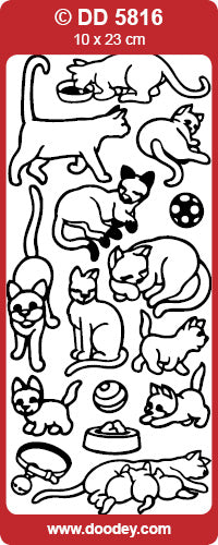 DD5816 Cats Peel Off