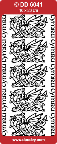DD6041 Welsh Dragons Peel Off