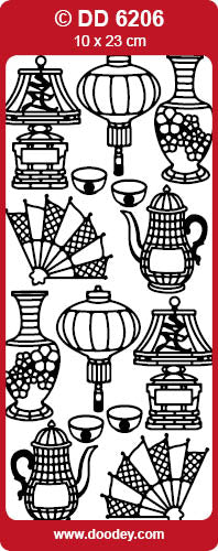 DD6206 Oriental Objects  Peel Off