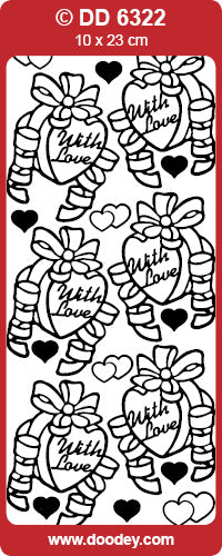 DD6322 Sweethearts Peel Off