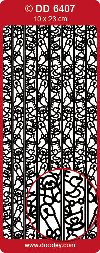 DD6407 Ribbon Lace New baby Peel Off