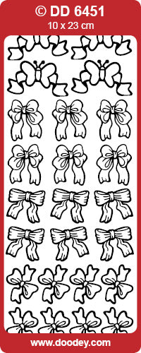 DD6451 Bows / Various Peel Off