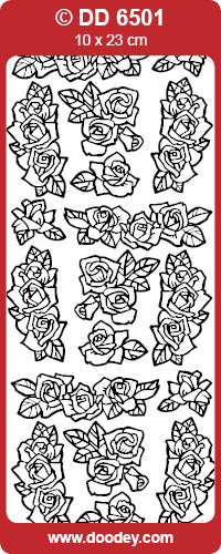 DD6501 Roses / Various Peel Off