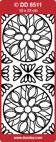 DD6511 Rose Window Peel Off