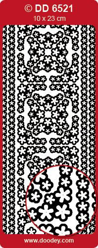 DD6521 Frames, Corners & Flowers Peel Off