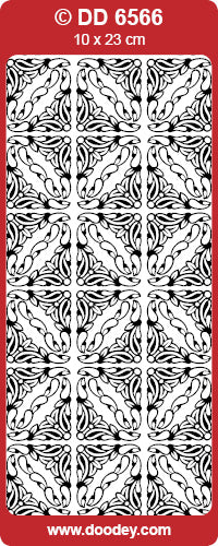 DD6566 Ivory Frames Peel Off