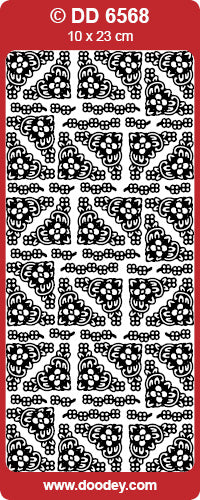 DD6568 Gothic Frames Peel Off