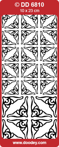 DD6810 Victorian Corners Peel Off