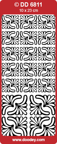 DD6811 Art Deco Corners Peel Off