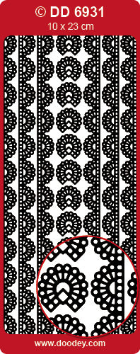 DD6931 Ribbon Lace Peel Off