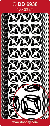 DD6938 Decorative Corners 3 Peel Off