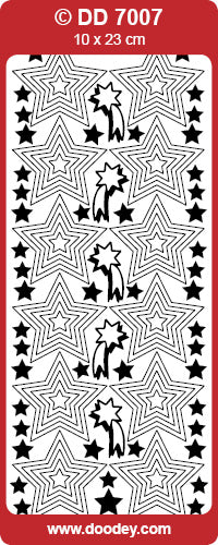 DD7007 Stars in Stars Peel Off