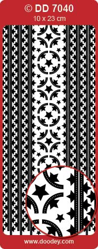 DD7040 Xmas Frames Starway   Peel Off