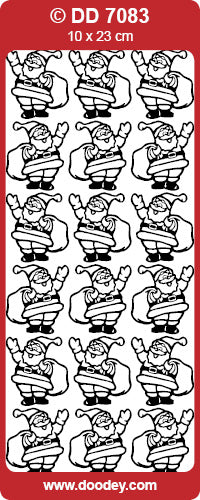 DD7083 Little Santa Peel Off