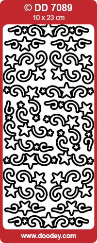DD7089 Christmas Corners Peel Off