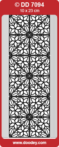 DD7094 Star Corners Peel Off