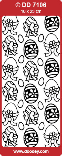 DD7106 Easter Eggs Peel Off