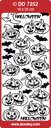 DD7252 Pumpkins Peel Off