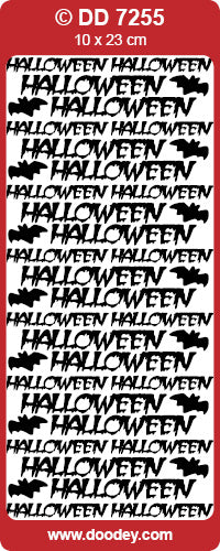 DD7255 Halloween Peel Off