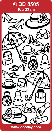 DD8505 Fashion Hats & Shoes Peel Off